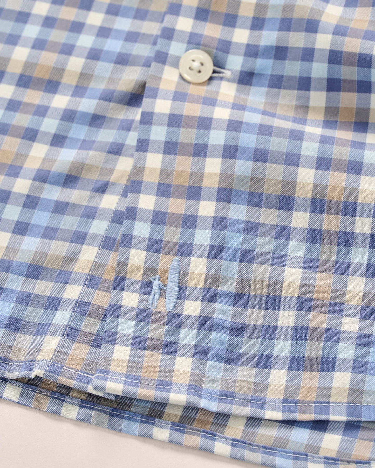 johnnie-O Featherweight Performance Button Down Shirt - Olie, Navy
