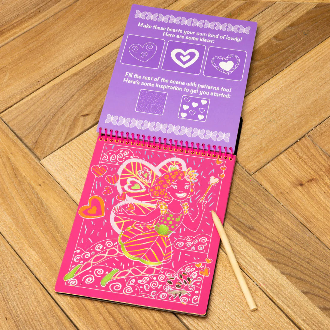Melissa & Doug On the Go Scratch Art Color Reveal Pad - Fairy Tales
