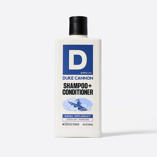 Duke Cannon Naval Diplomacy Shampoo + Conditioner