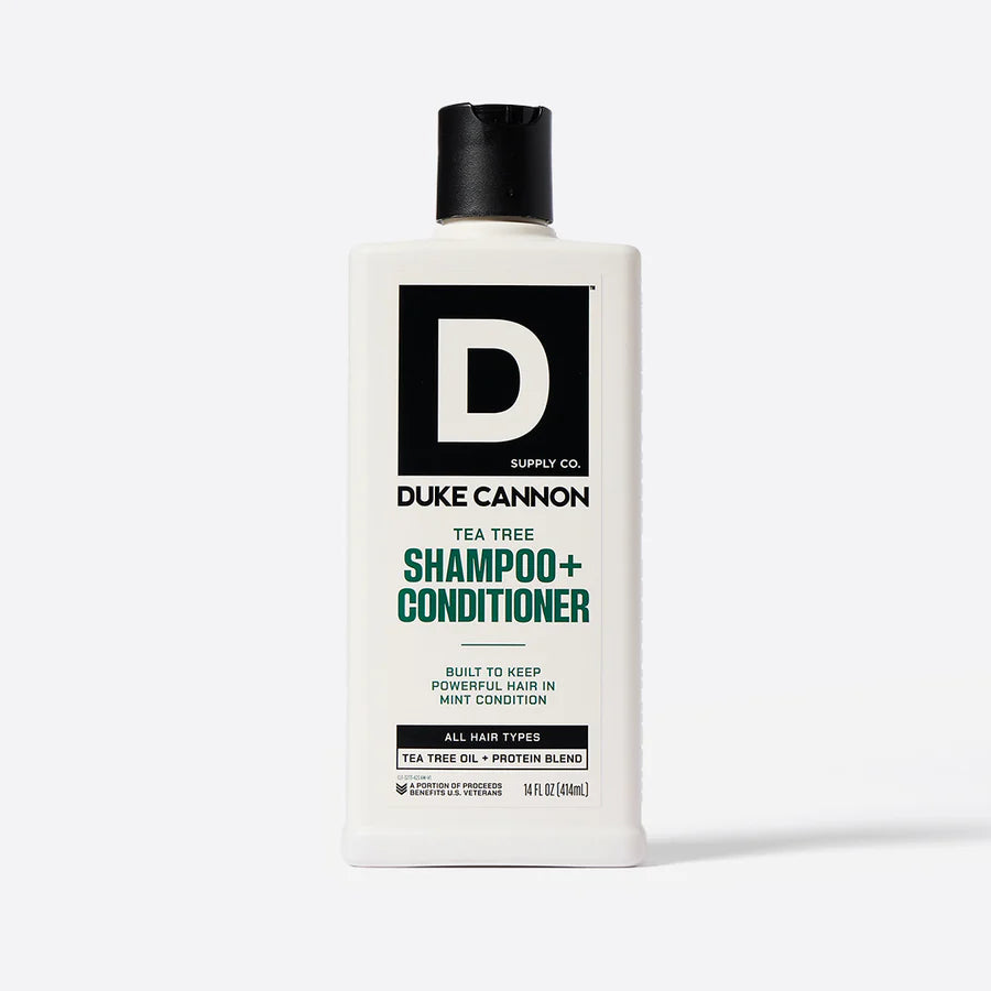 Duke Cannon Tea Tree Shampoo + Conditioner