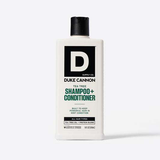 Duke Cannon Tea Tree Shampoo + Conditioner