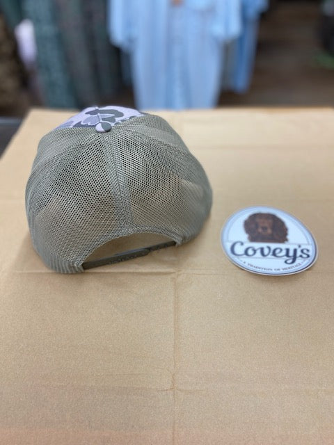 Covey's Logo Hat, Marsh Duck Camo/ Loden
