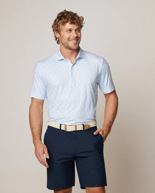 johnnie-O I Never Slice Printed Featherweight Performance Polo, Biarritz