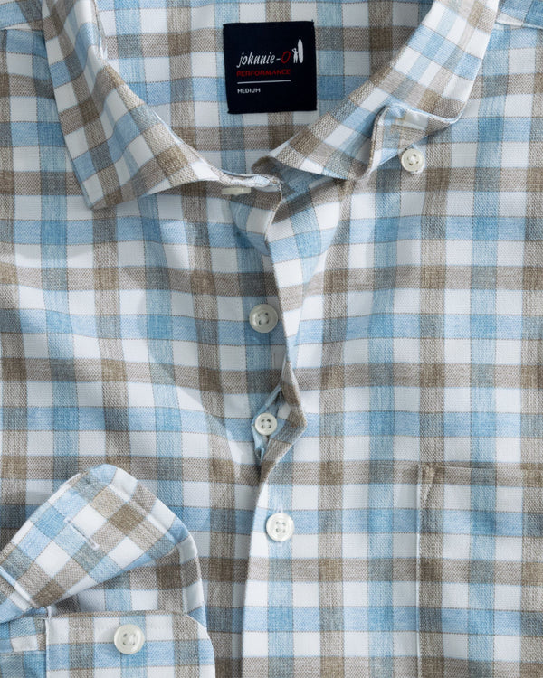 johnnie-O McArthur Performance Button Up Shirt
