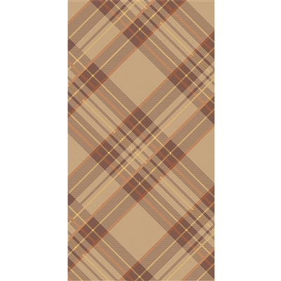 Hester & Cook AUTUMN PLAID GUEST NAPKIN - PACK OF 16