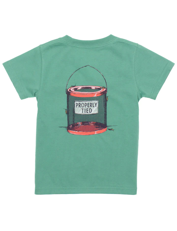 Properly Tied Boys Live Crickets T-shirt, Ivy