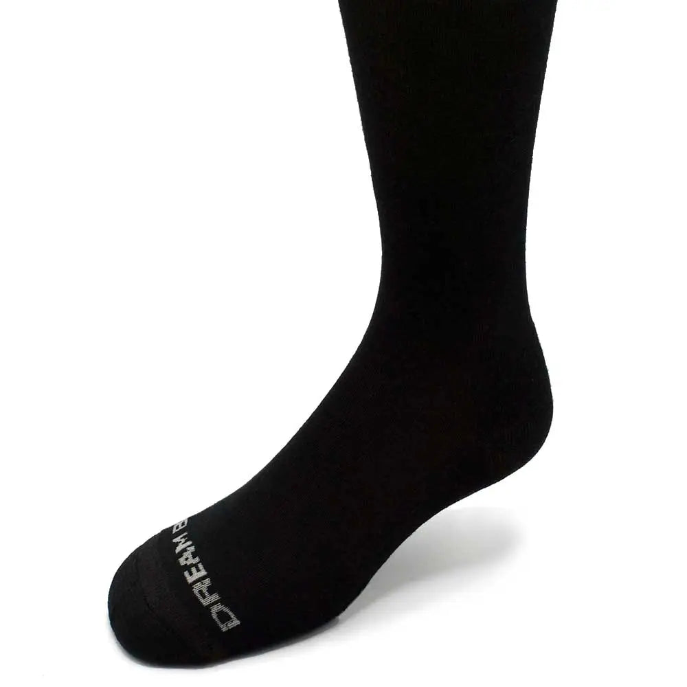 My3Socks Over The Calf Black Dress Socks