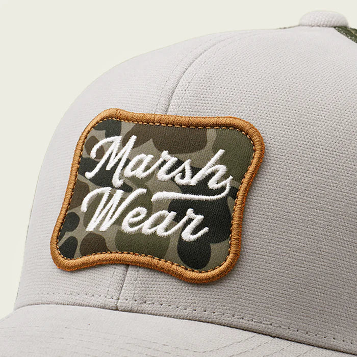 Marsh Wear Roadside Trucker Hat, Stone
