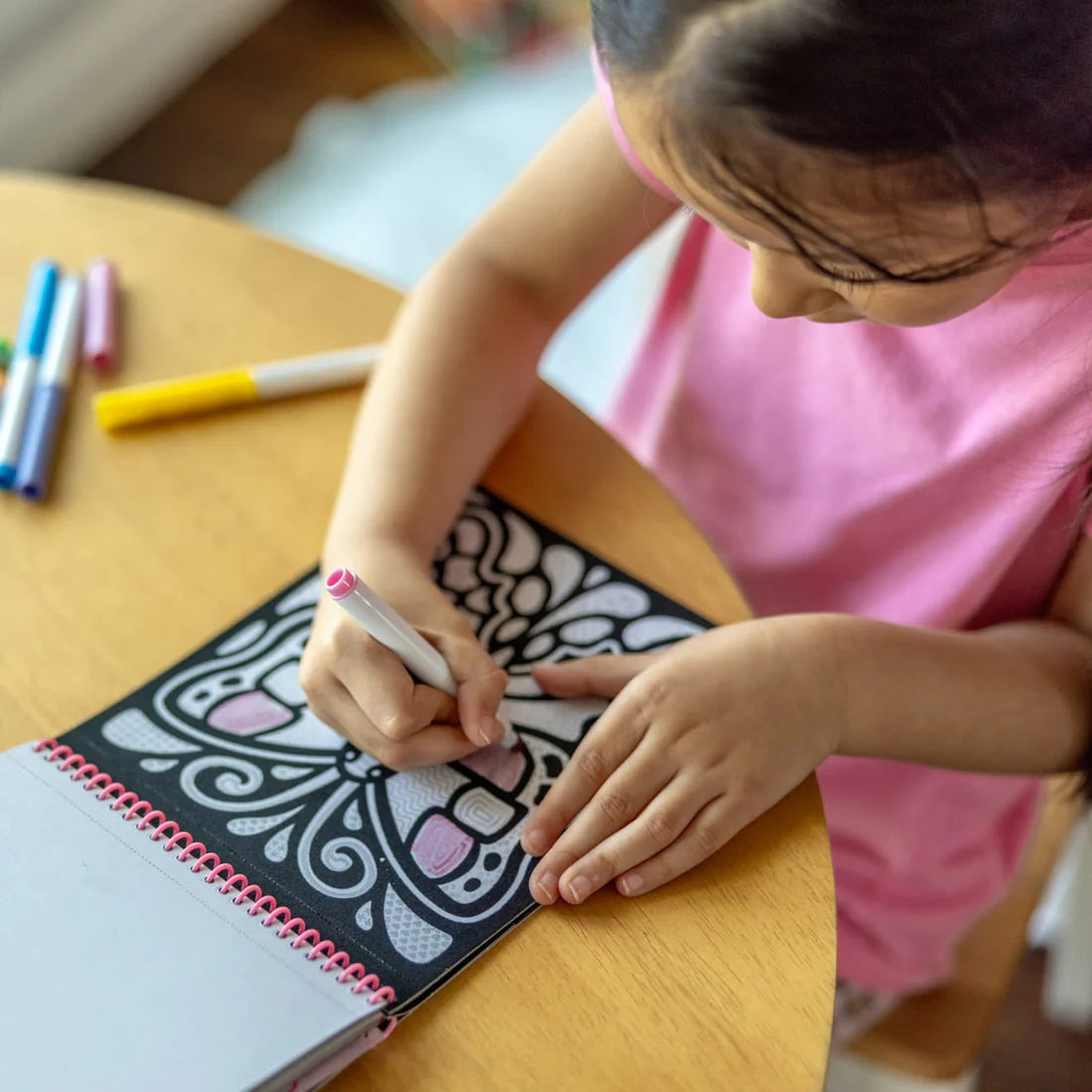 Melissa & Doug Magic Velvet Butterfly Scenes - On the Go Travel Activity