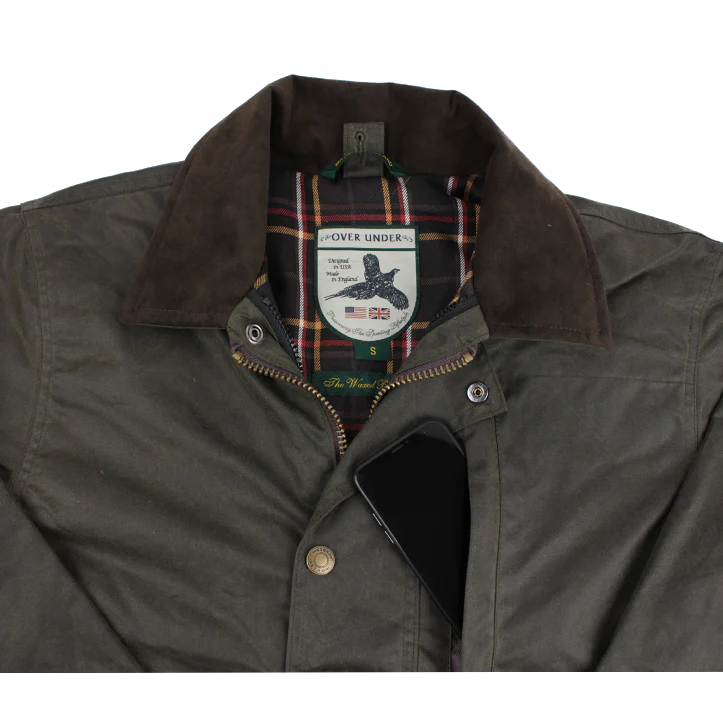 Over Under Waxed Briar Jacket- Olive