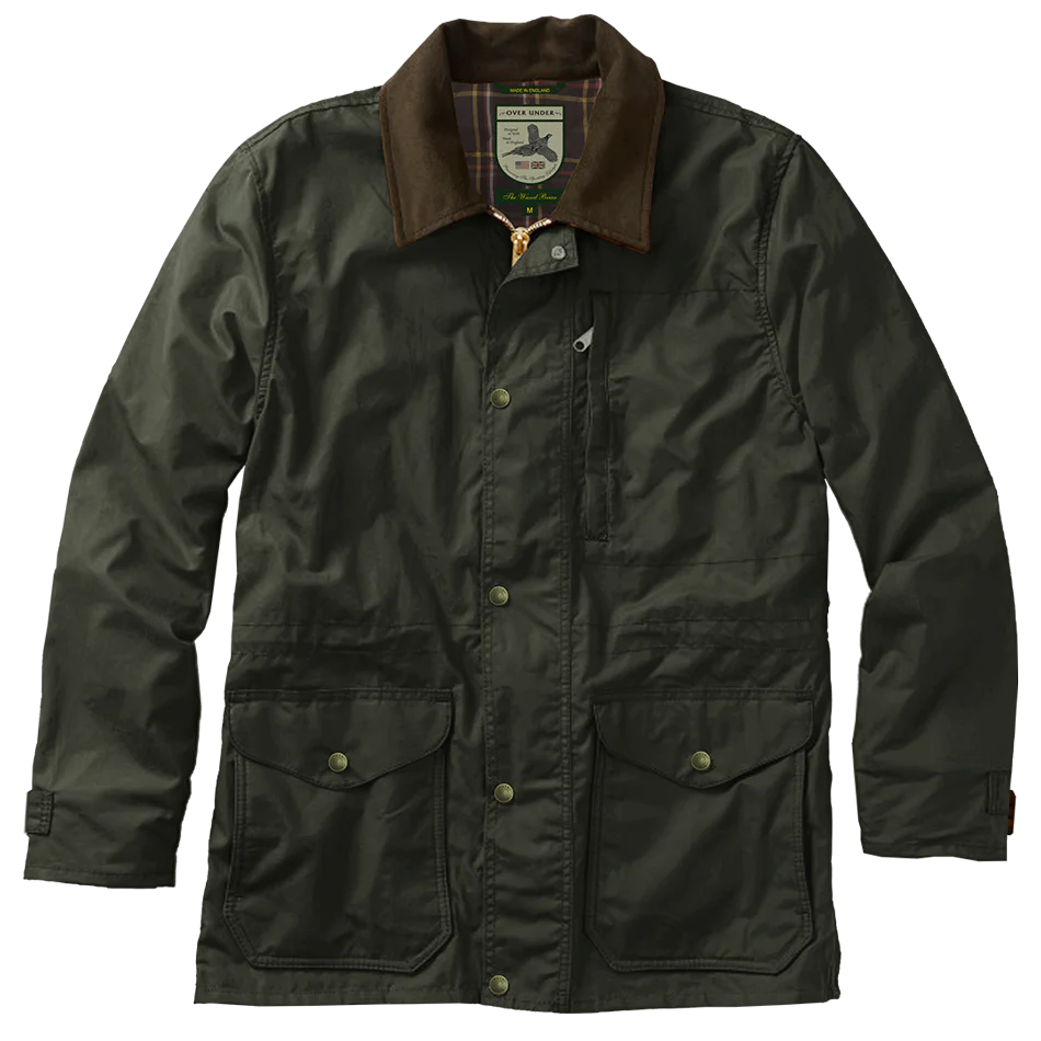 Over Under Waxed Briar Jacket- Olive