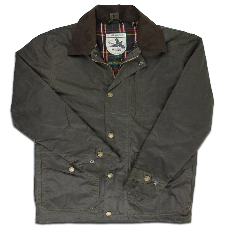 Over Under Waxed Briar Jacket- Olive
