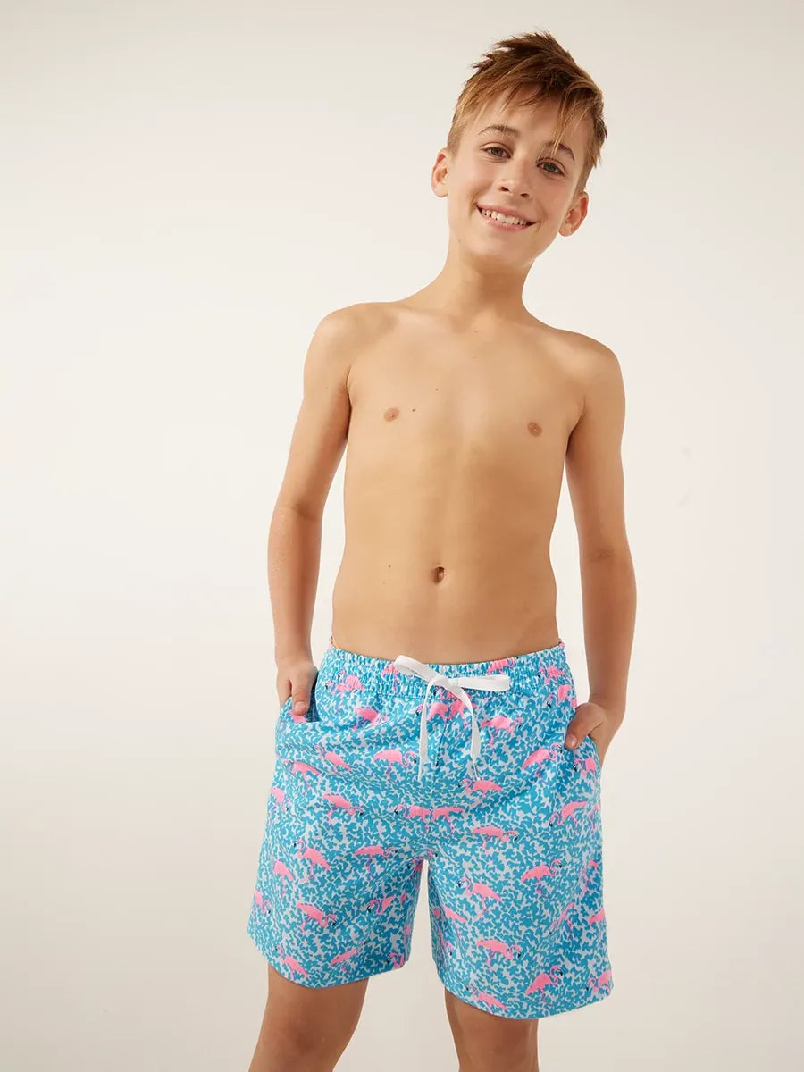 Boys flamingo bathing suit cheap
