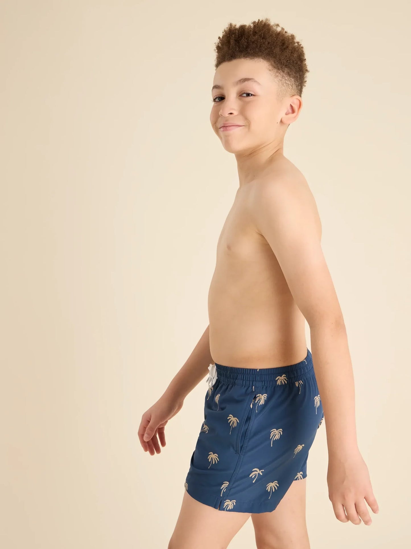 Chubbies The Midnight Palms Boys Classic Swim Trunk | Shorter