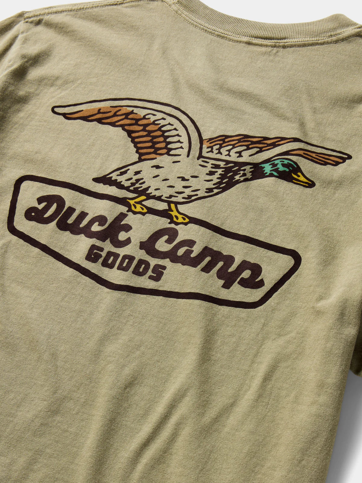 Duck Camp DC Shop Tee, Vintage Khaki