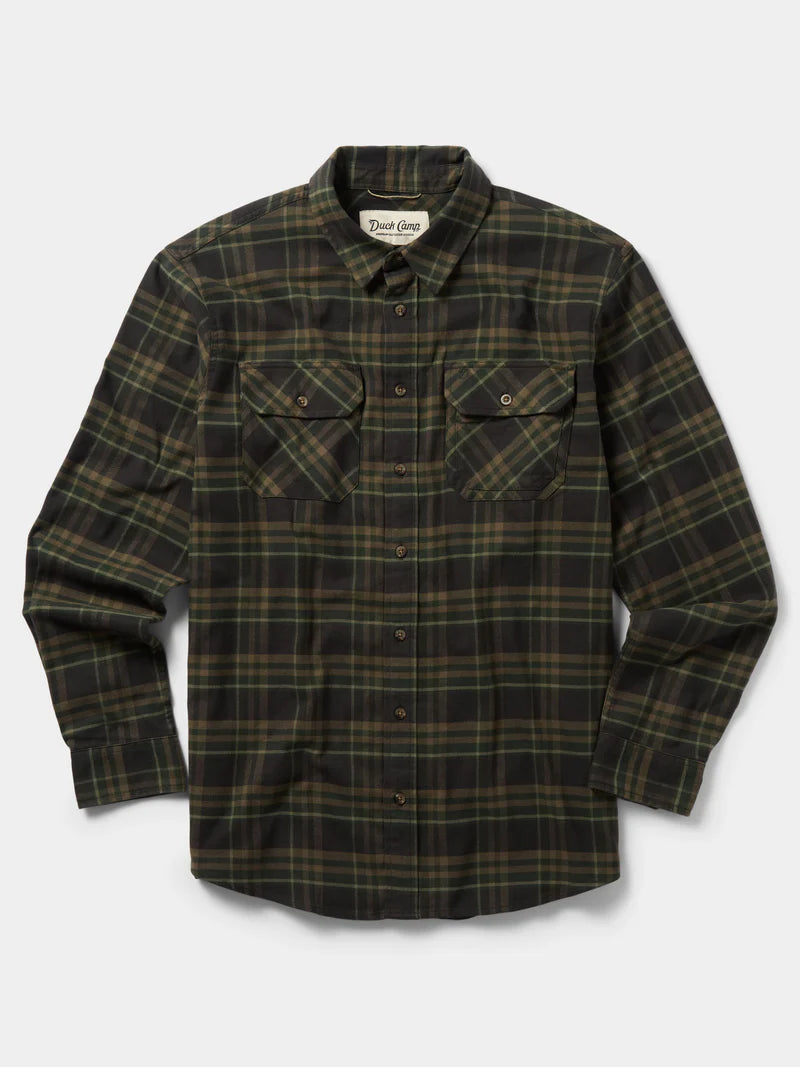 Duck Camp M's Camp Shirt Moss Plaid