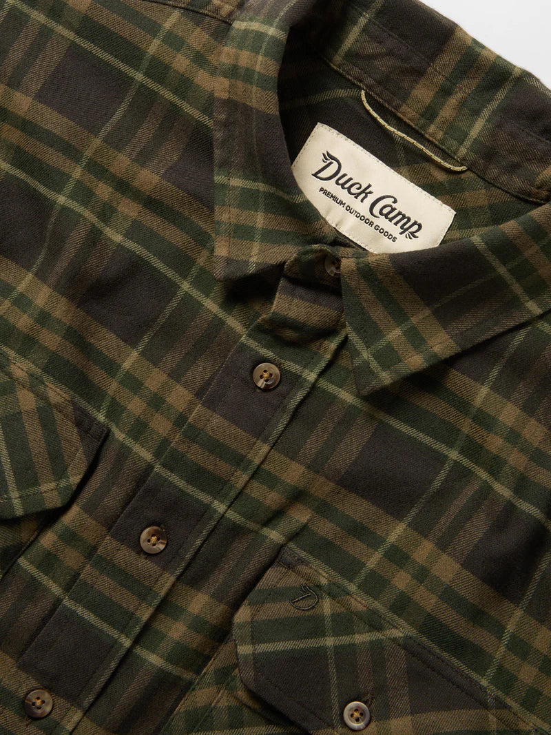 Duck Camp M's Camp Shirt Moss Plaid