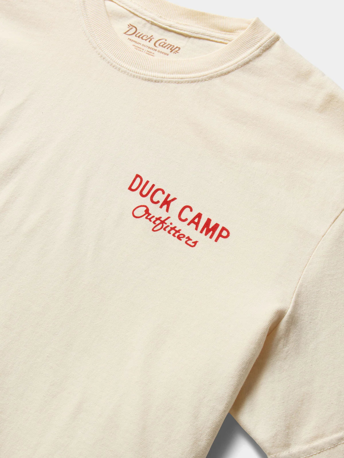 Duck Camp Quail Field Tee, Ivory