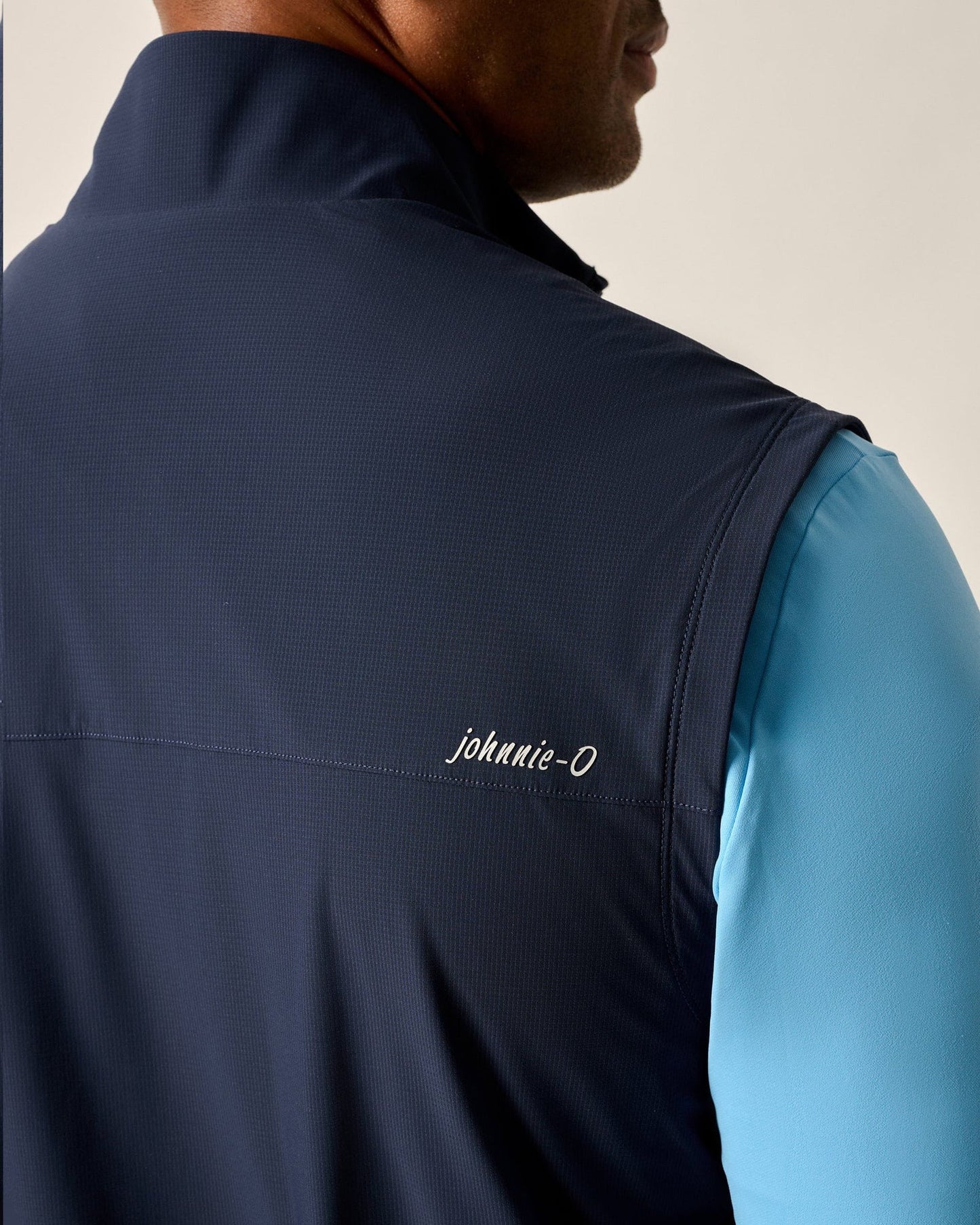 johnnie-O Zimmer Featherweight Performance Vest- Navy