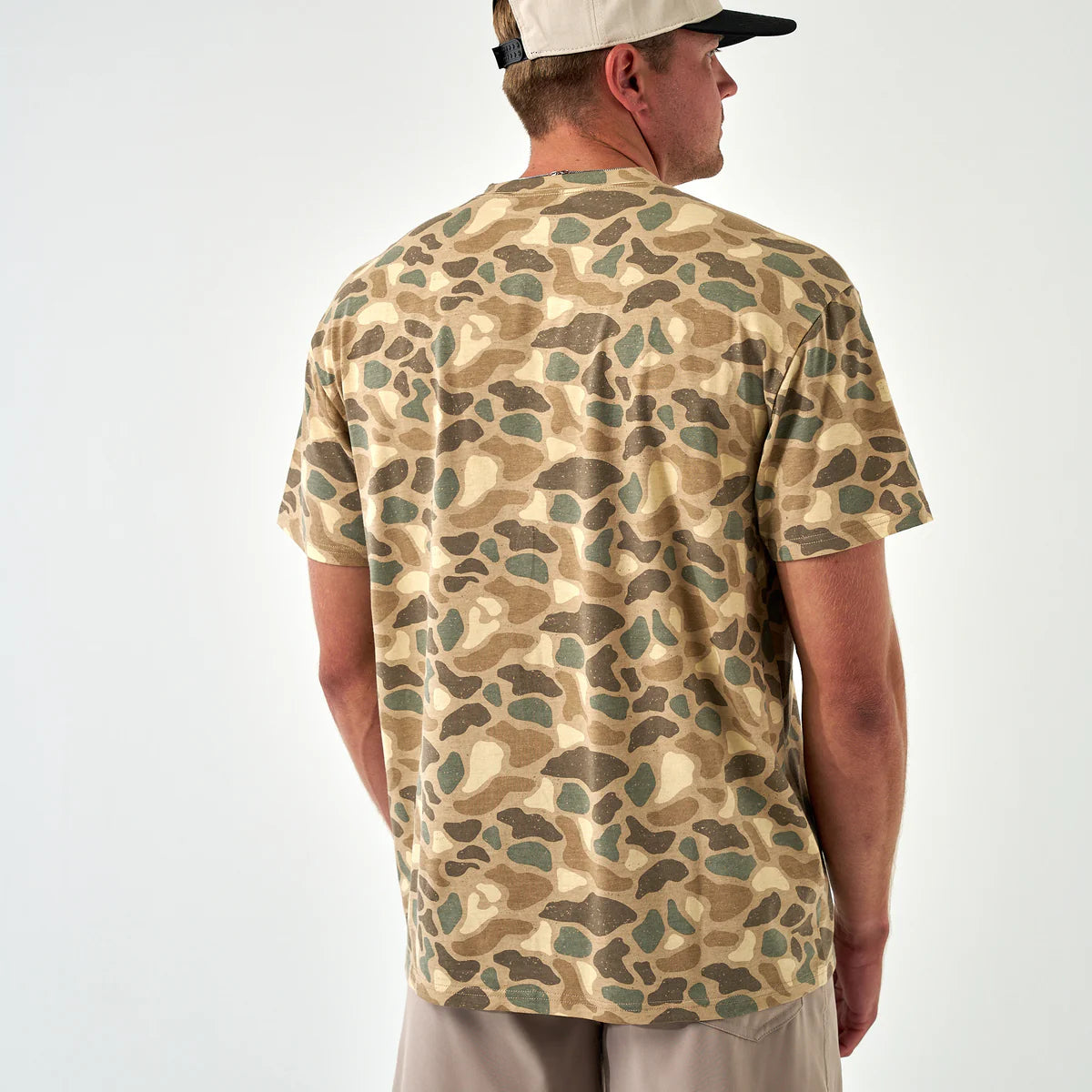 Burlebo Short Sleeve Pocket Tee - Pintail Camo