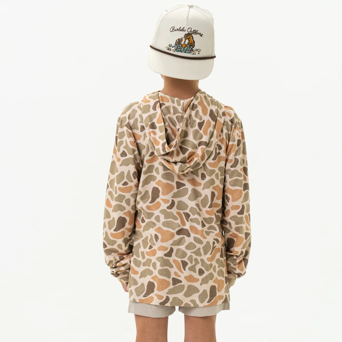 Burlebo Youth Performance Hoodie - Venado Camo