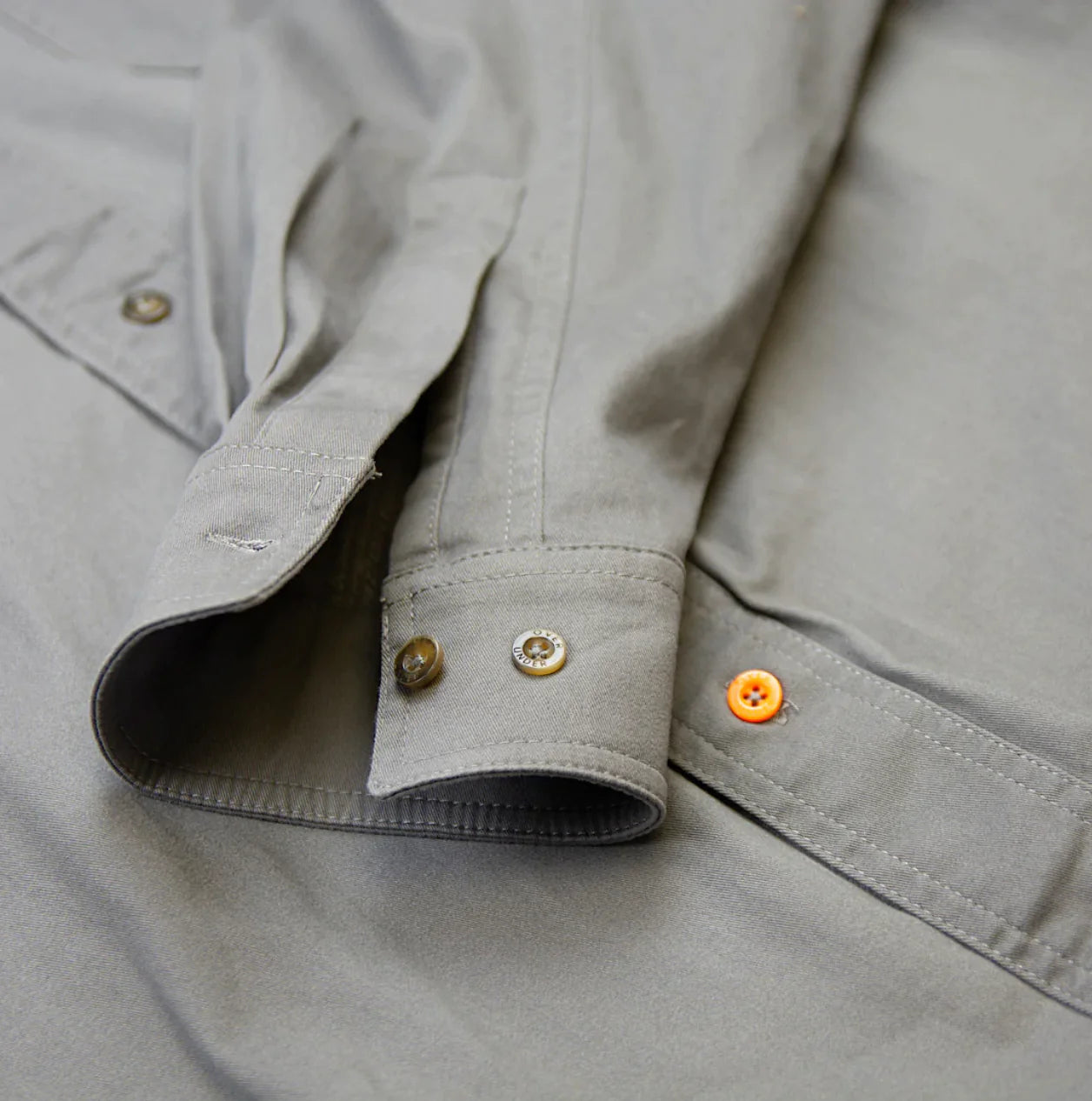 Over Under South Platte Canvas Shirt- Pewter