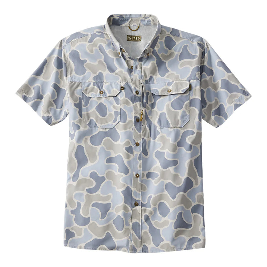 The Sporting Gent Short Sleeve Guide Shirt, Coastal Oxbow
