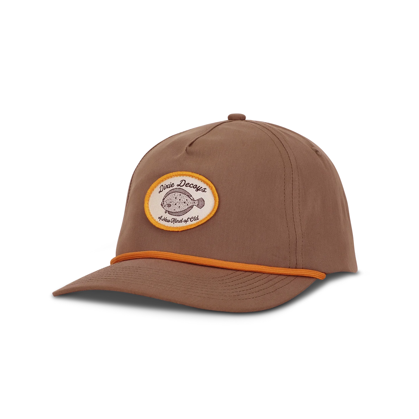 Dixie Decoys Flounder Rope Hat Brown