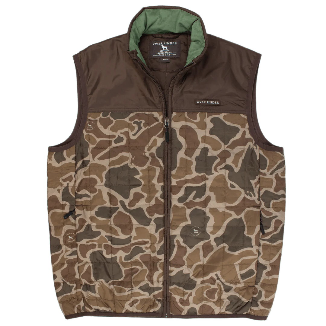 Over Under Wind River Packlite Vest- Duck Camo