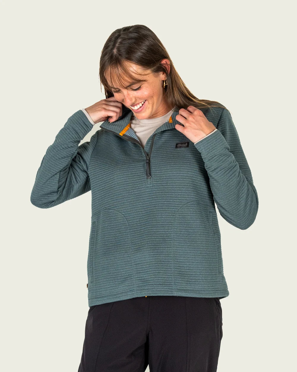 Marsh Wear Women's Sullivan Tech 1/4 Zip Fleece, Mallard Green