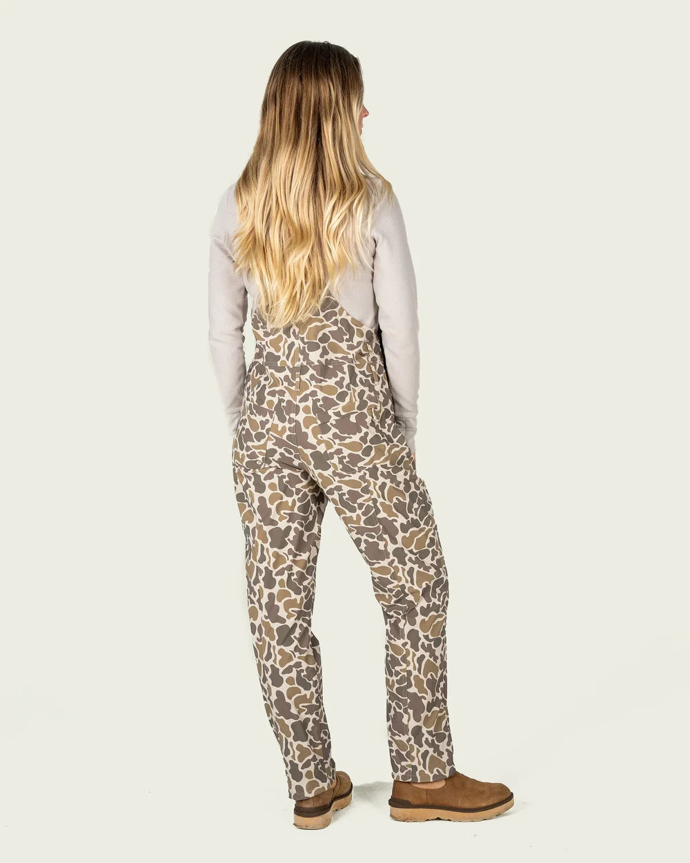 Marsh Wear Women's Escape Overalls, Khaki Mallard Camo