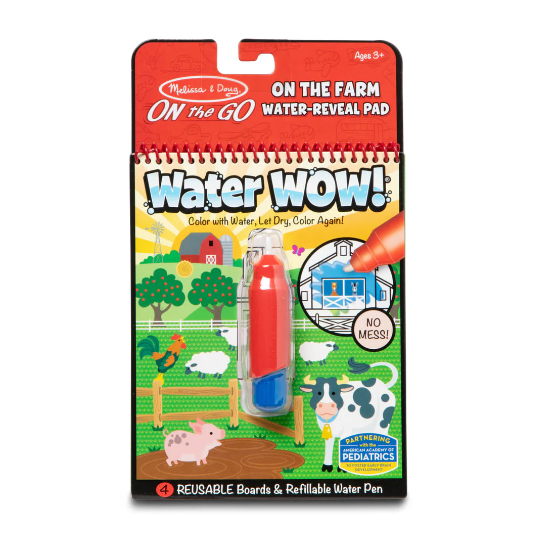 Melissa& Doug Water Wow! Farm - On the Go Travel Activity