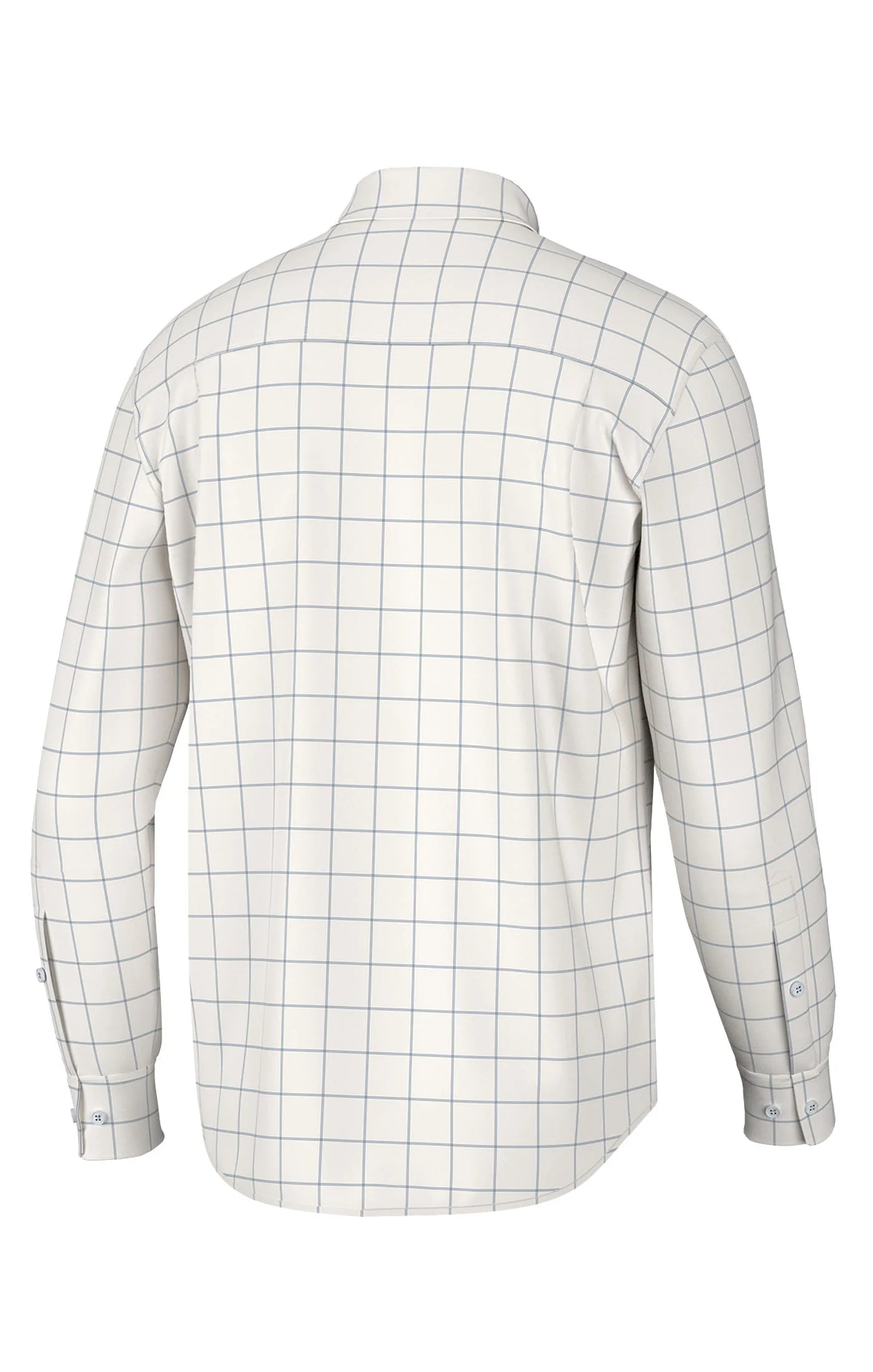 Southern Point Hadley Classic Long Sleeve Button Down, Blue Windowpane
