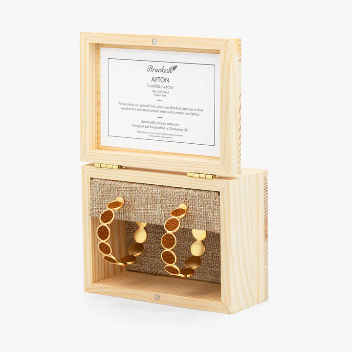 BRACKISH AFTON HOOP EARRING