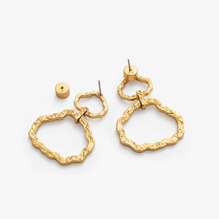BRACKISH ANSONBOROUGH GOLD PLATED DROP EARRING