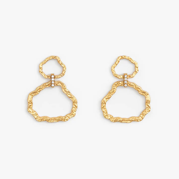 BRACKISH ANSONBOROUGH GOLD PLATED DROP EARRING