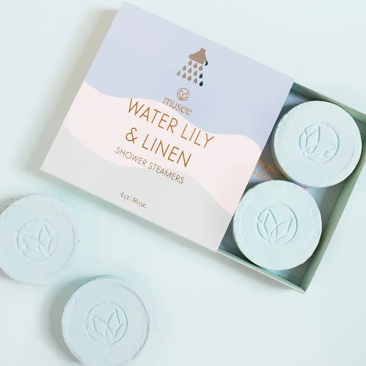 Water Lily & Linen Shower Steamers