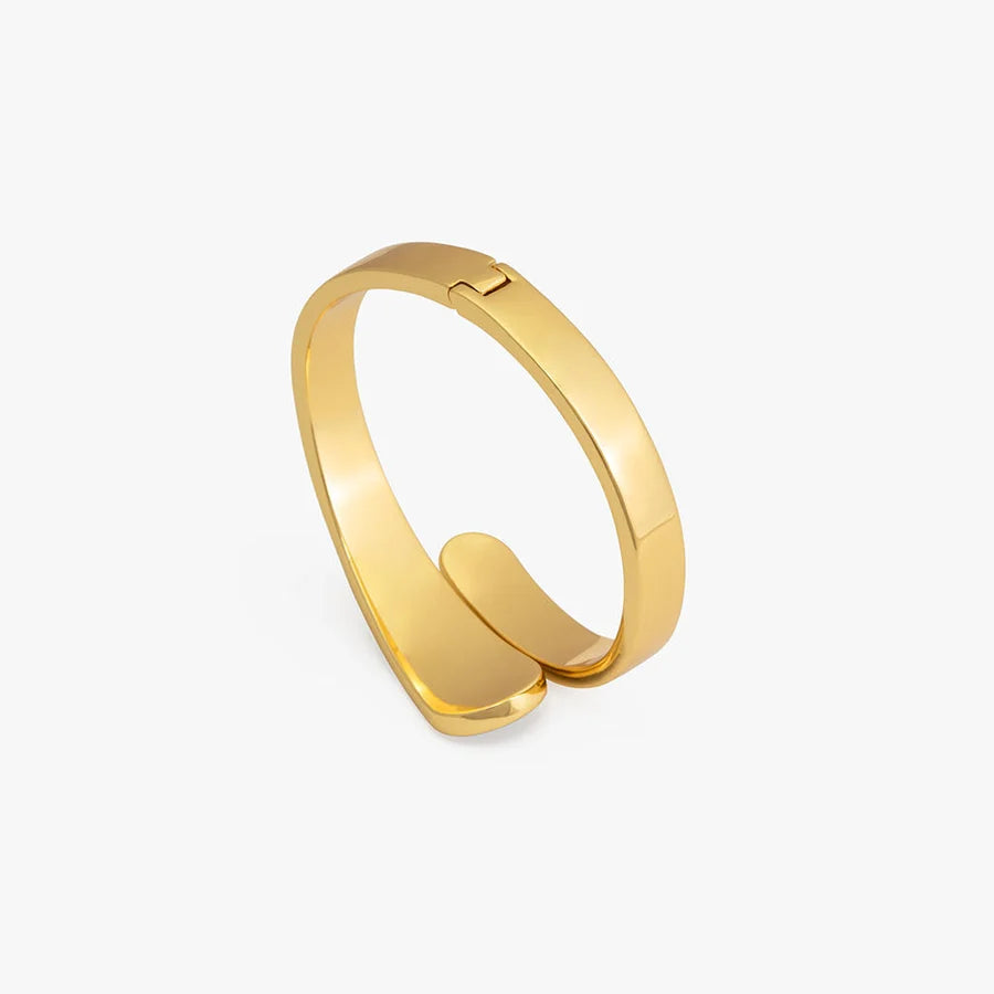 Brackish Victoria Bezel Hinge Cuff