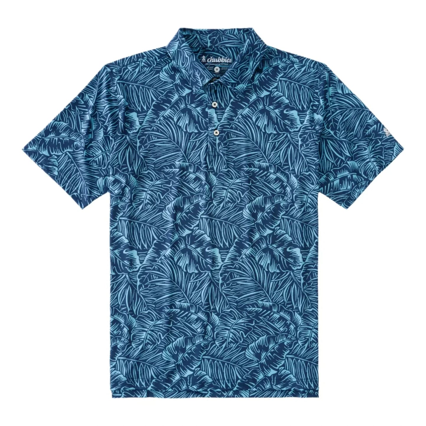 Chubbies Performance Polo The Spring Pedal- Blue