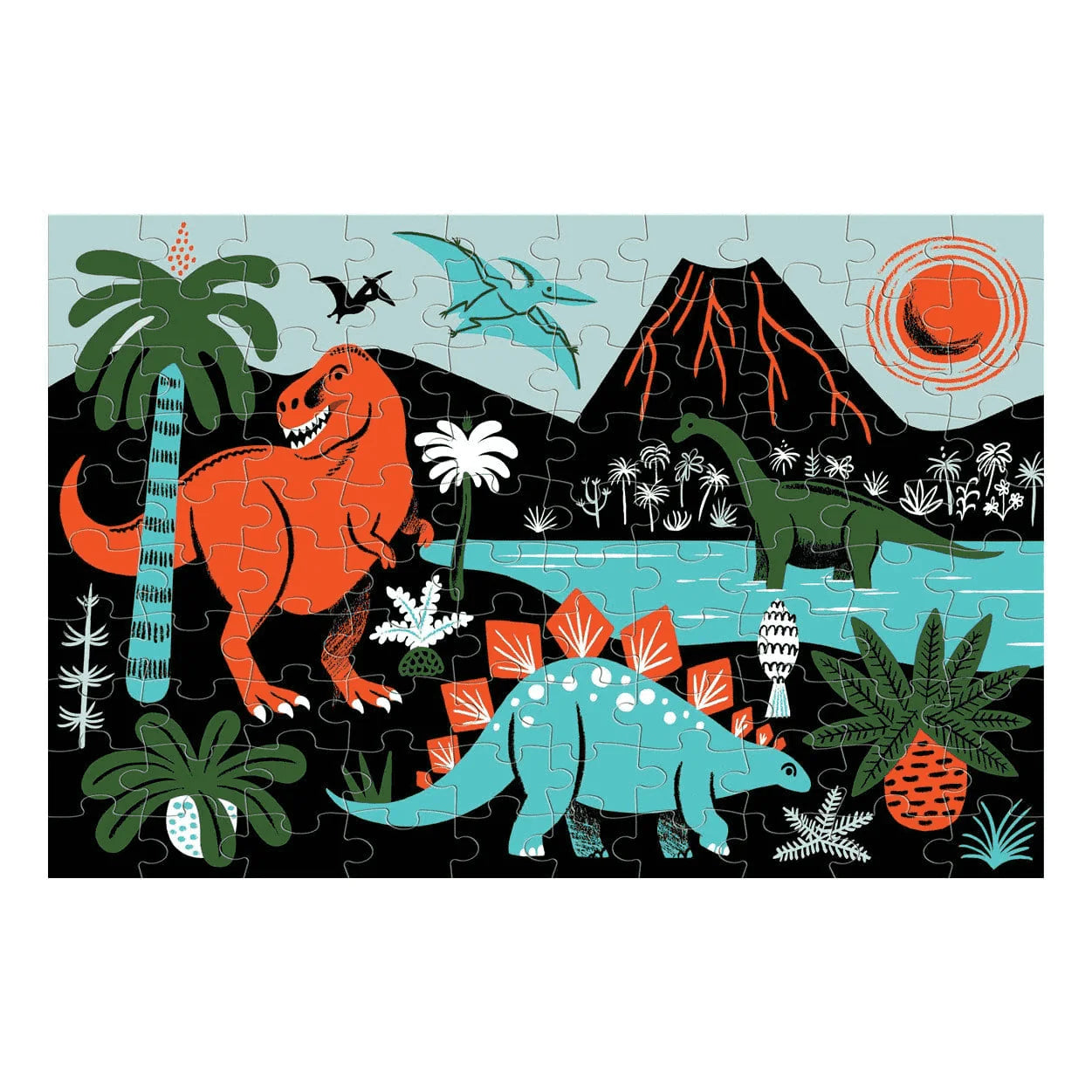 Mudpuppy Dinosaur Glow-in-the-dark Puzzle