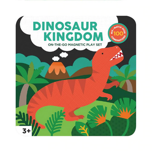 Mudpuppy Dinosaur Kingdom Magnetic Play Set