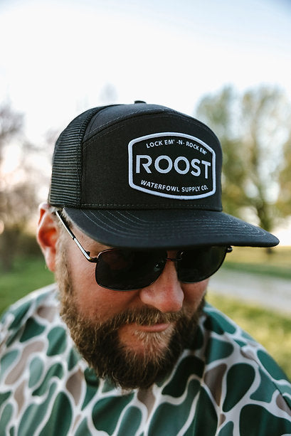 Fieldstone Roost 7 Panel Woven Patch Hat