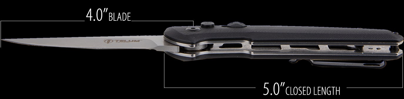 Telum Tactical Glaive Black Knife