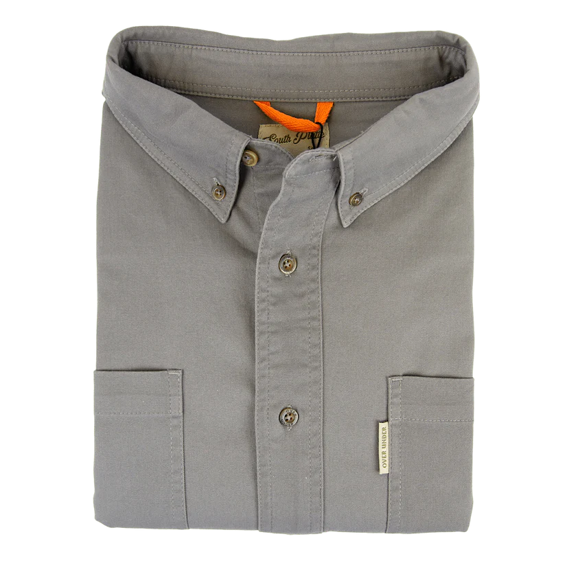 Over Under South Platte Canvas Shirt- Pewter
