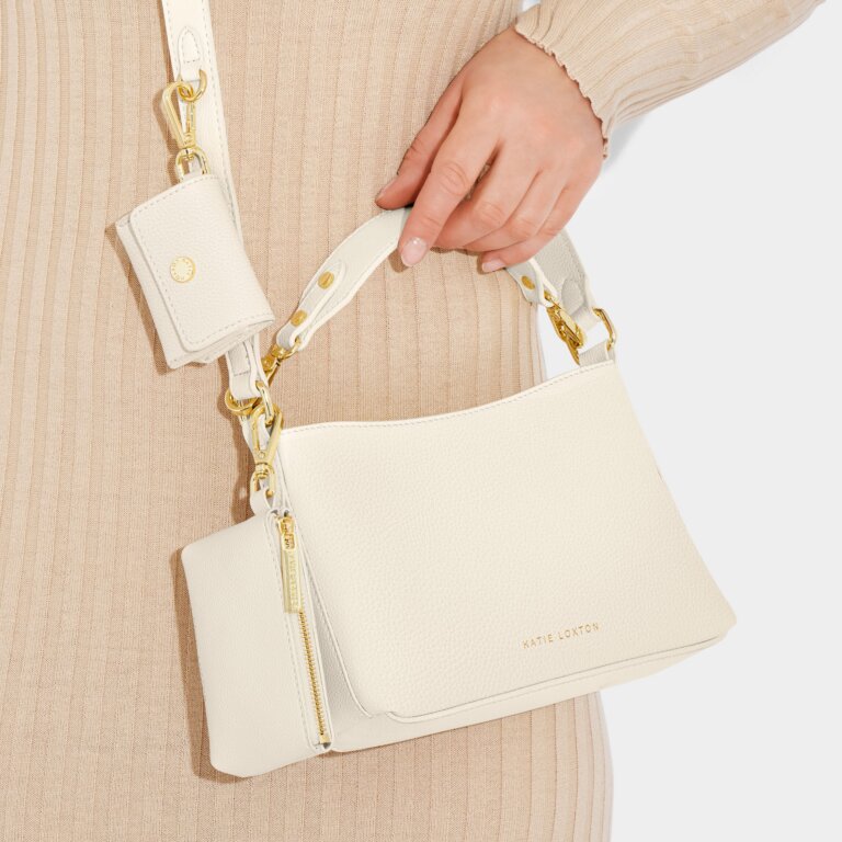 Katie Loxton Evie Crossbody Bag, Eggshell