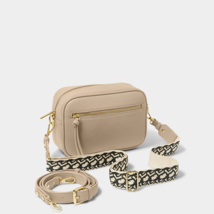 Katie Loxton Hallie Crossbody Bag, Light Taupe