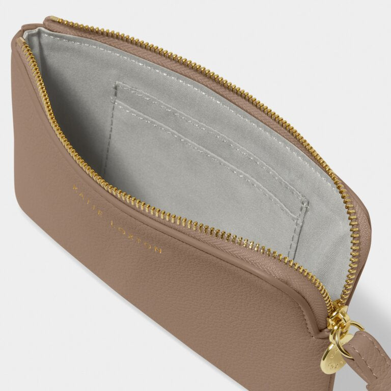Katie Loxton Small Wristlet Pouch, Mocha
