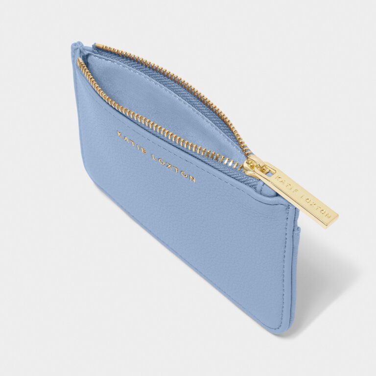 Katie Loxton Hana Coin & Card Holder, Cornflower Blue
