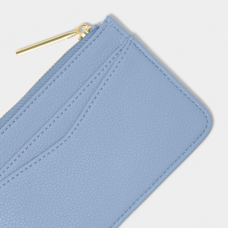Katie Loxton Hana Coin & Card Holder, Cornflower Blue