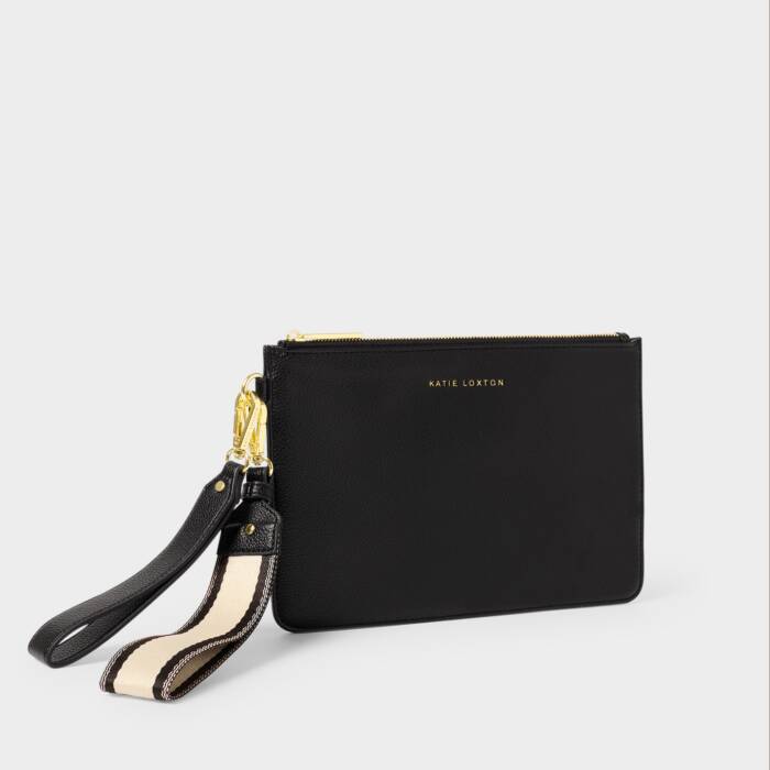Katie Loxton Hallie Wristlet Pouch, Black